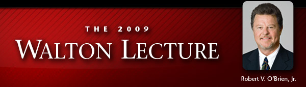 The 2009 Walton Lecture
