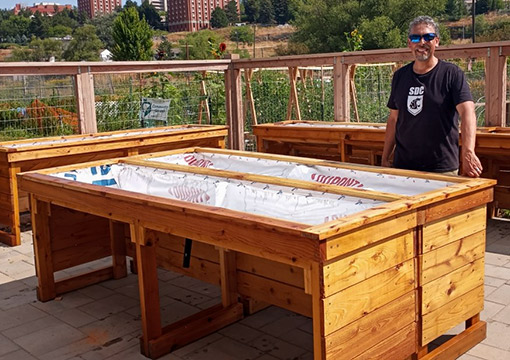 accessible garden plot.