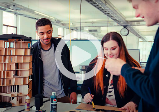 video still of students.