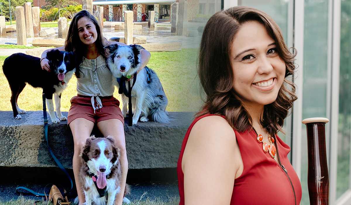 Individual closeups of Kelsey Pascoe and Jacqueline Wilson.