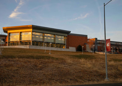 Exterior of UREC building.
