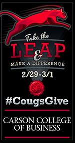 GIVE NOW to the Carson College of Business